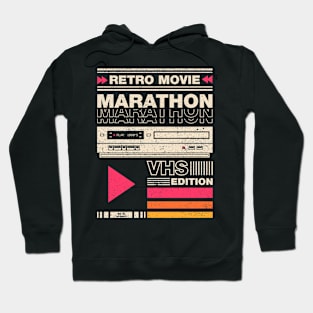 Retro Movie Marathon VHS Edition Hoodie